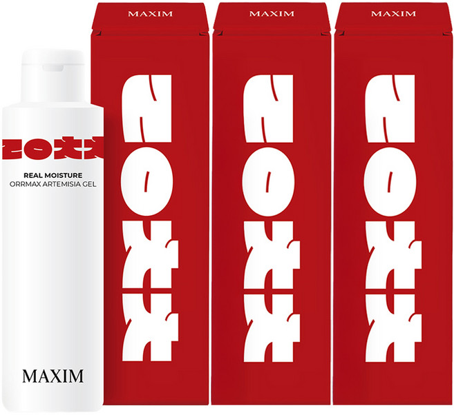 리얼촉촉 오르맥스 쑥 젤, 150ml, 3개