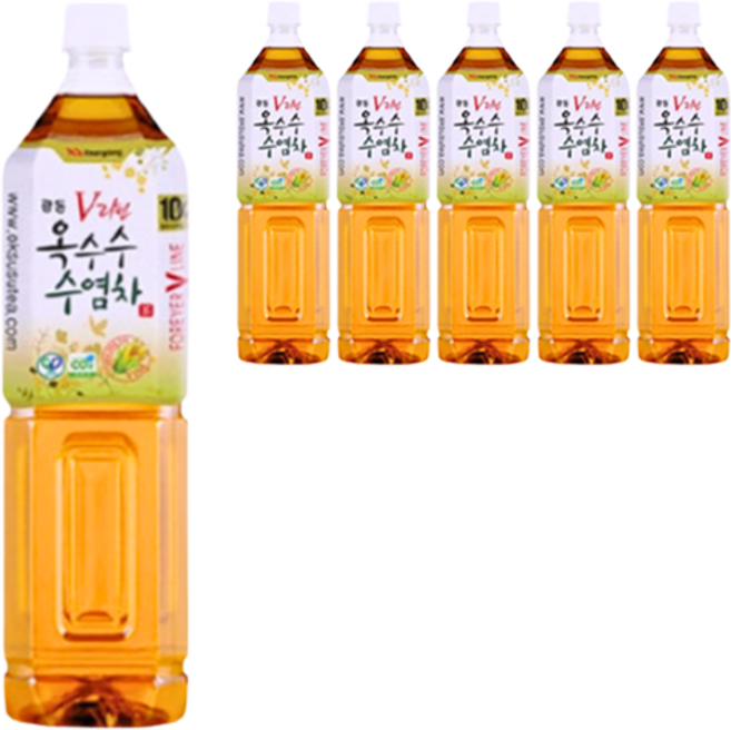 광동제약 옥수수수염차, 1.5L, 6개