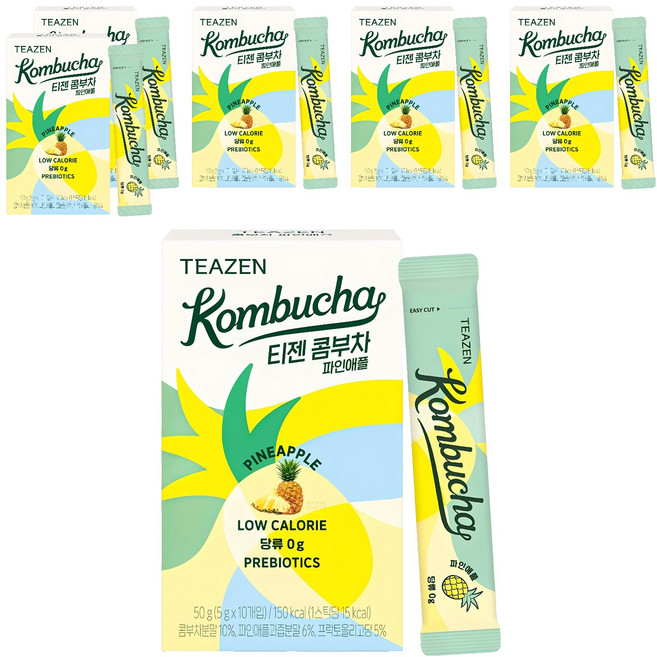 티젠 콤부차 파인애플, 5g, 10개입, 6개