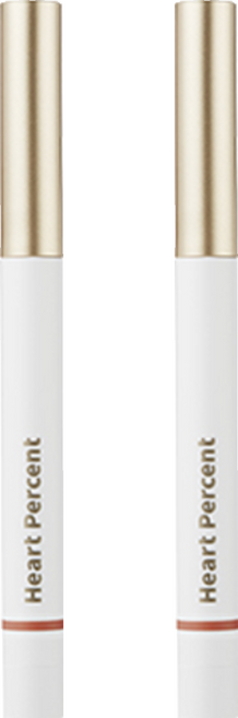 하트퍼센트 비건뷰티 도트 온 무드 립펜슬 0.8g, 18피그로즈, 2개
