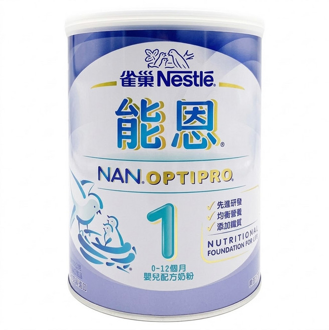 NAN 能恩 嬰兒配方奶粉 1號 0~12個月, 800g, 1罐