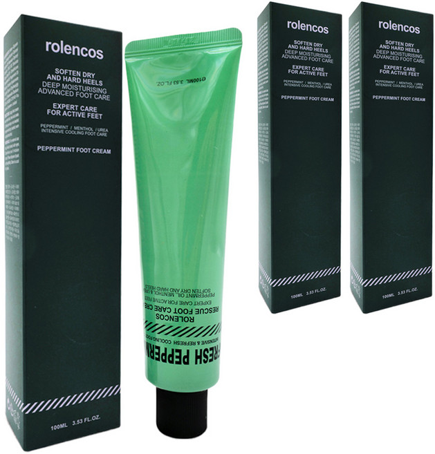 로렌코스 발뒤꿈치 고운발 우레아 풋크림 100ml, 1개입, 3개