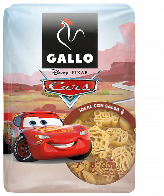 西班牙 GALLO 公雞牌 汽車總動員造型義大利麵, 300g, 1包