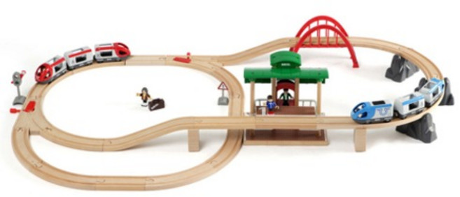 브리오 여행 기차 세트 33512, 혼합색상, 1개