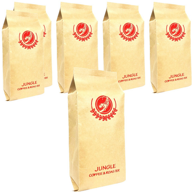 정글커피 에티오피아 예가체프 G2 원두, 핸드드립(중간), 200g, 6개