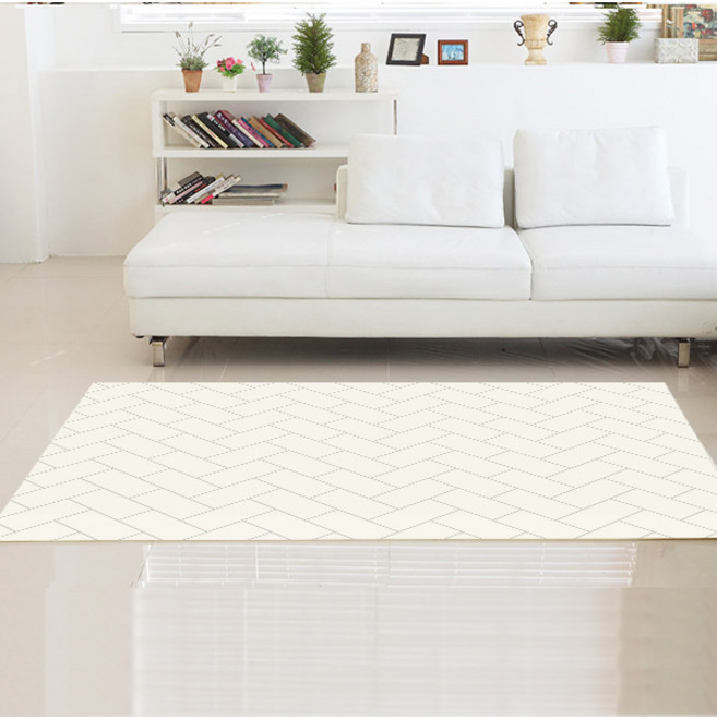 리빙코디 아동용 다용도 발코니 놀이방매트 2P, 헤링본