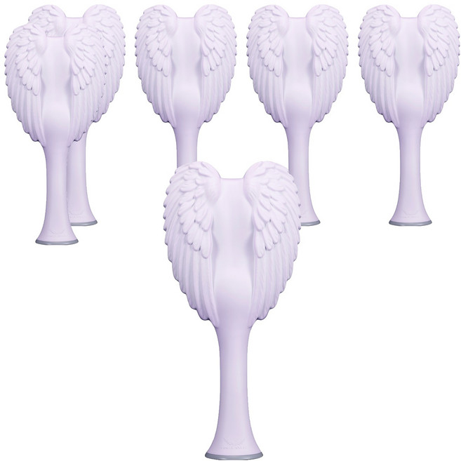 탱글엔젤 손상모용 파스텔 소프트터치 헤어브러쉬, 라일락, 6개