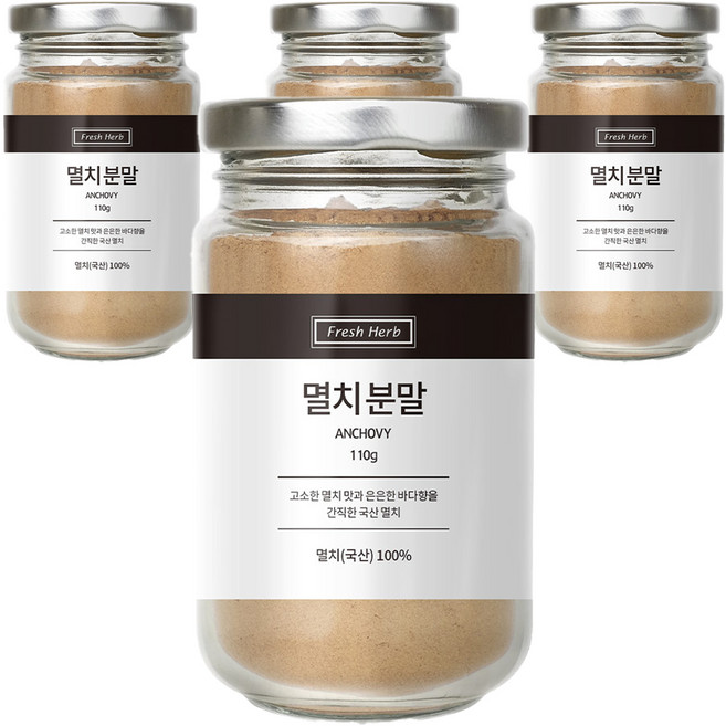 신선약초 멸치 분말, 110g, 4개