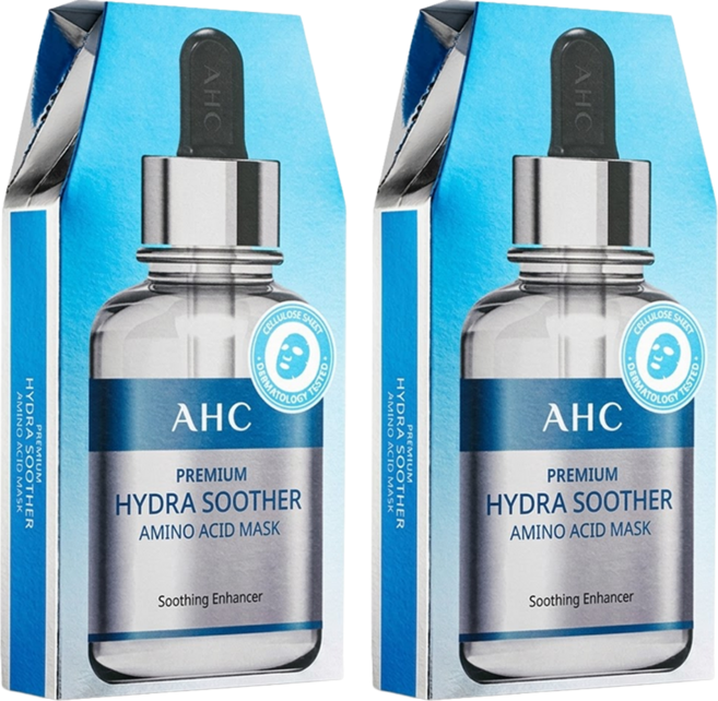 AHC 玻尿酸氨基酸保濕面膜, 5片, 2盒
