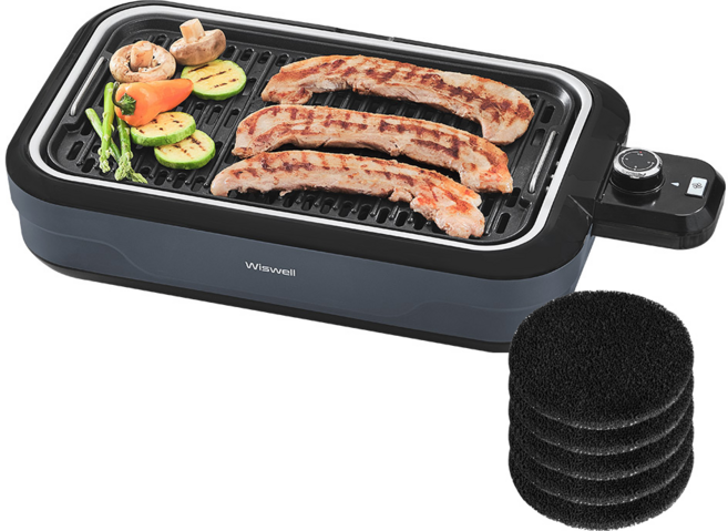 위즈웰 연기없는 전기그릴, WG2101
