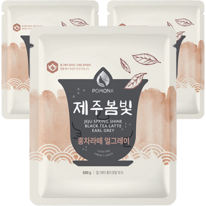 POMONA 伯爵紅茶拿鐵沖泡粉, 500g, 1包, 3包