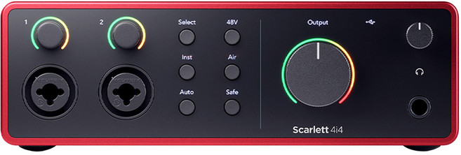 포커스라이트 스칼렛 4세대 오디오 인터페이스, Scarlett 4i4 (4th Gen), 혼합색상