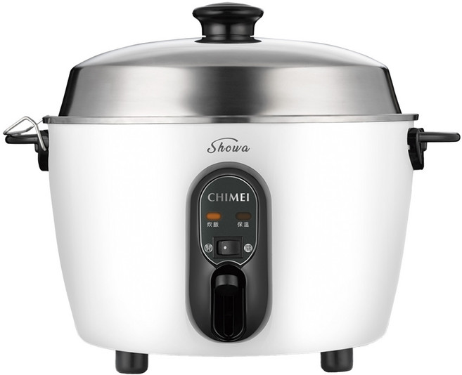 CHIMEI 奇美家電 Showa 2~10杯 304不鏽鋼 可拆卸式鍋蓋 電鍋 炊飯 保溫 700W 3級能源效率 白色