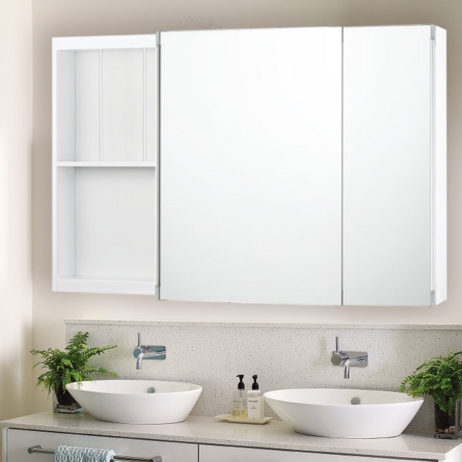 두진 바스 욕실 슬라이드장 DJ-1200W방문설치, 화이트, 1개