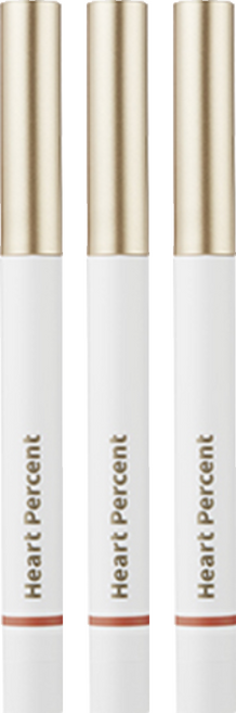 하트퍼센트 비건뷰티 도트 온 무드 립펜슬 0.8g, 18피그로즈, 3개