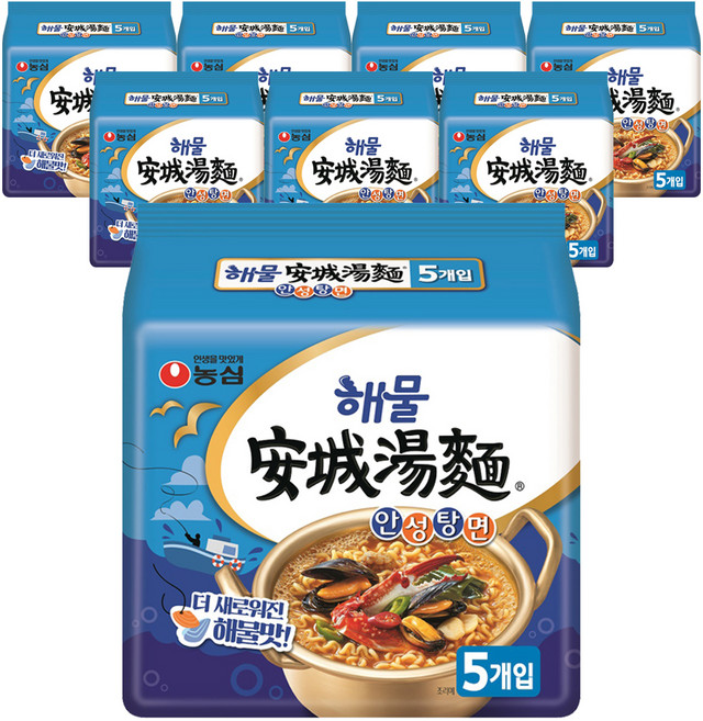 안성탕면 해물맛 112g, 40개