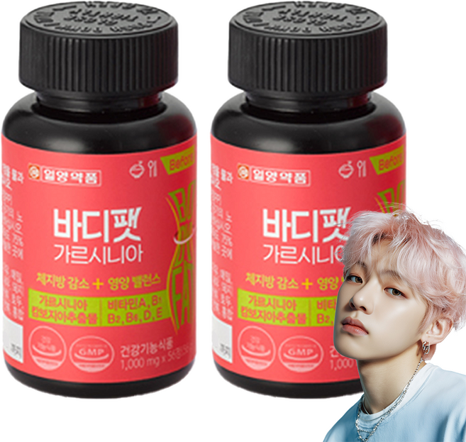 일양약품 바디팻 가르시니아, 56정, 2개