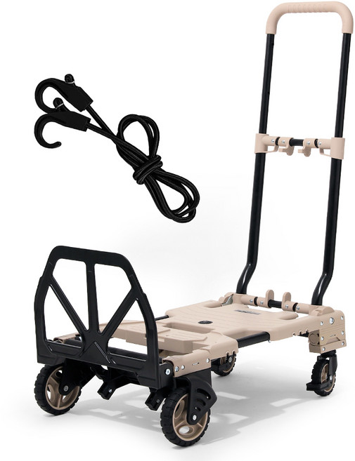 로티캠프 캠핑기어 트랜스폼 접이식 웨건, 베이지탄, 1개