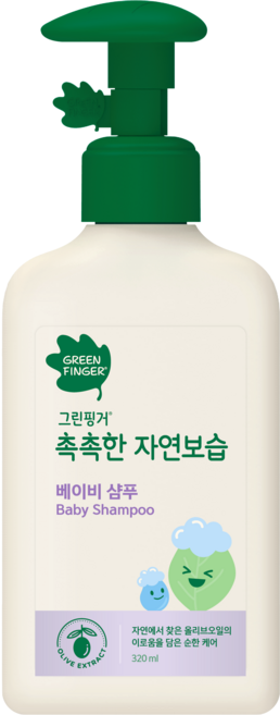 GREEN FINGER 綠手指 孩童滋潤保濕洗髮精, 320ml, 1瓶