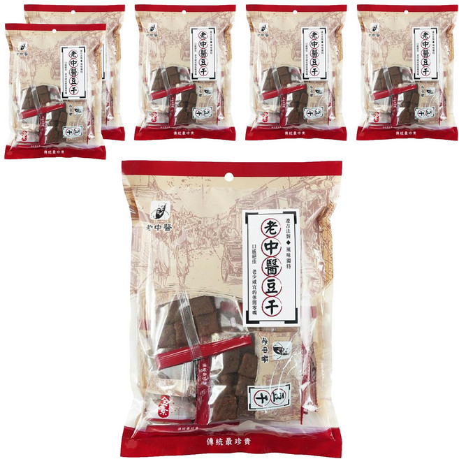 老中醫 豆干, 250g, 6袋