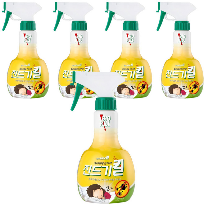 비오킬 진드기킬 살충제, 370ml, 5개