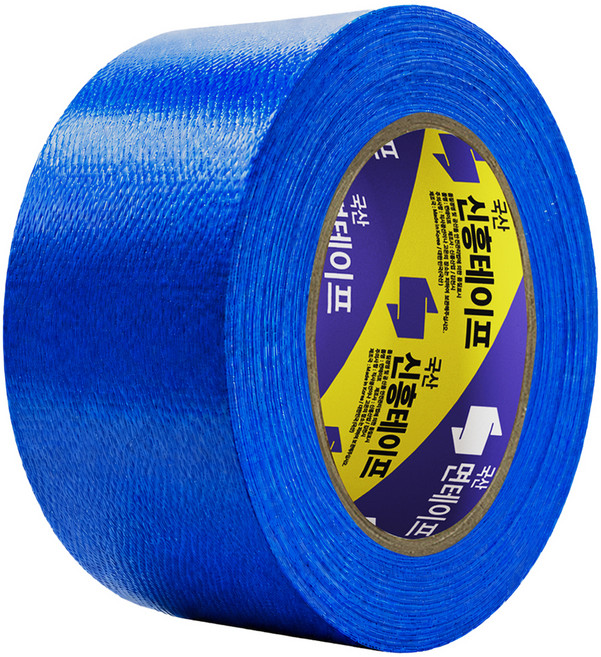 신흥테이프 국산 대용량 라바 청면테이프 48mm x 25M 파랑, 1개