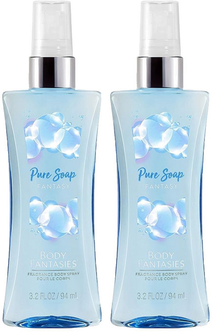 BODY FANTASIES 身體幻想 香氛噴霧 恬靜皂香, 94ml, 2件