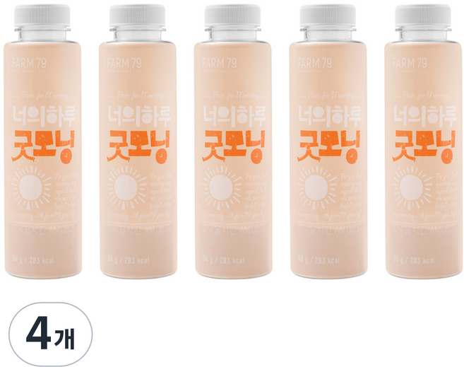 팜79 너의하루 굿모닝 선식가루, 250g, 4개