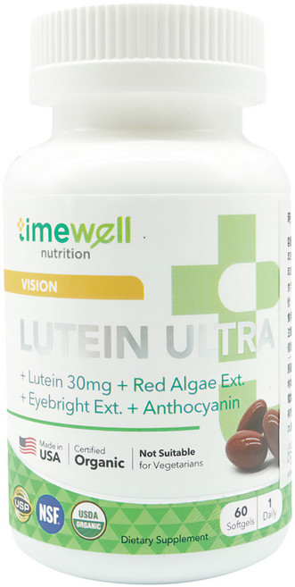 timewell 時光安好 晶晶亮葉黃素膠囊, 1罐, 60顆