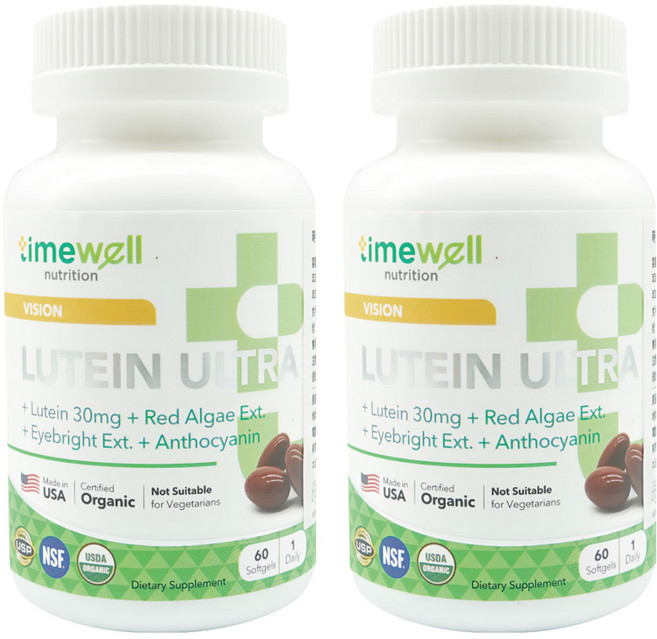 timewell 時光安好 晶晶亮葉黃素膠囊, 2罐, 60顆