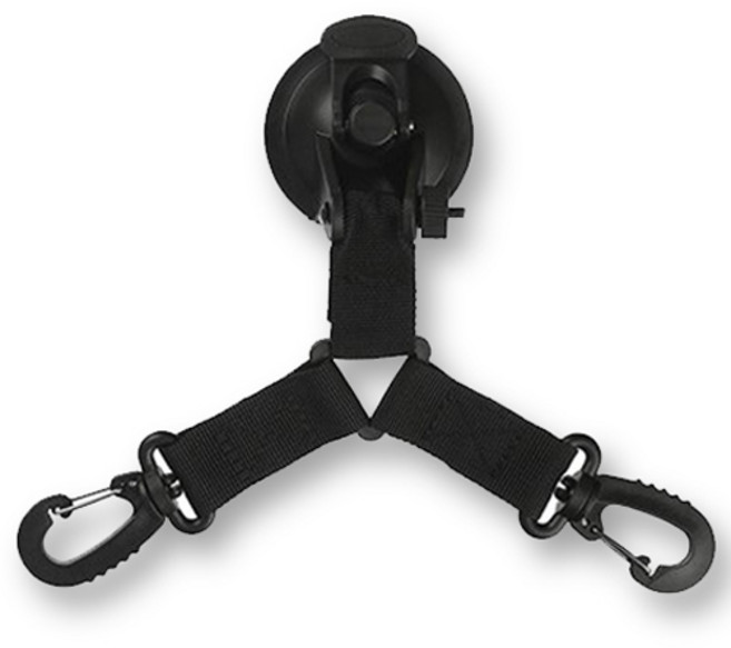 신중상점 어닝 흡착판 차량용 캠핑 용품 차박 유리 타프, 블랙