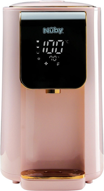 Nuby 智能七段定溫調乳器 5L, 甜心粉, 1個
