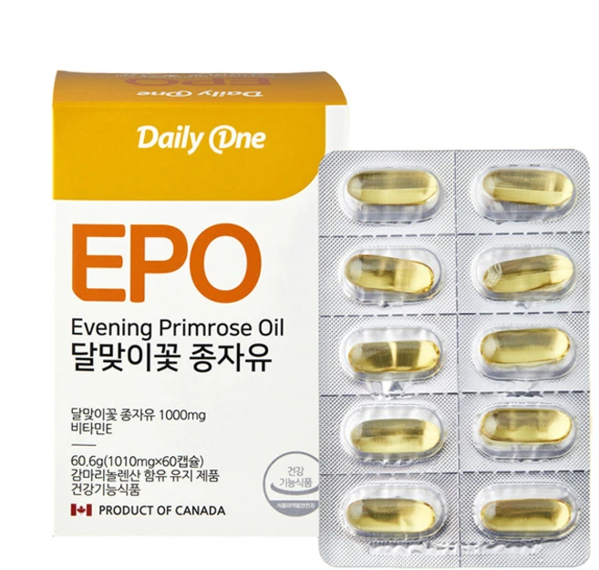 데일리원 달맞이꽃 종자유 감마리놀렌산, 1개, 60.6g - 쿠팡