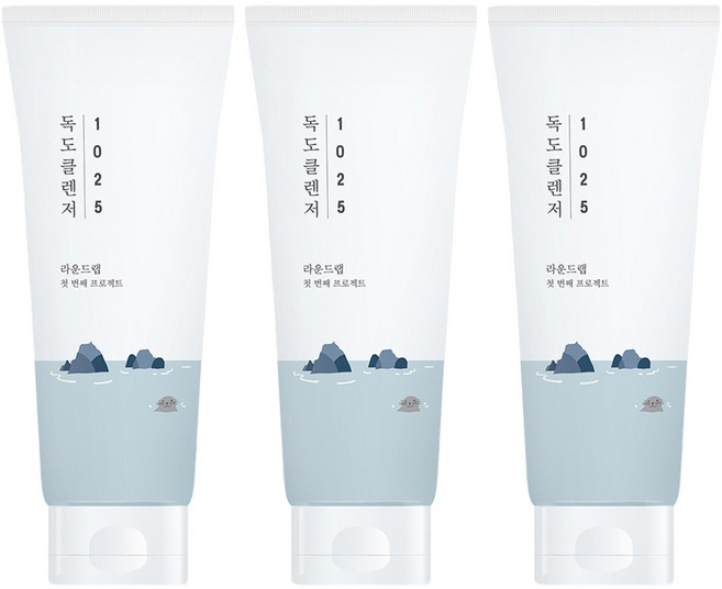 라운드랩 1025 독도 클렌저, 200ml, 3개