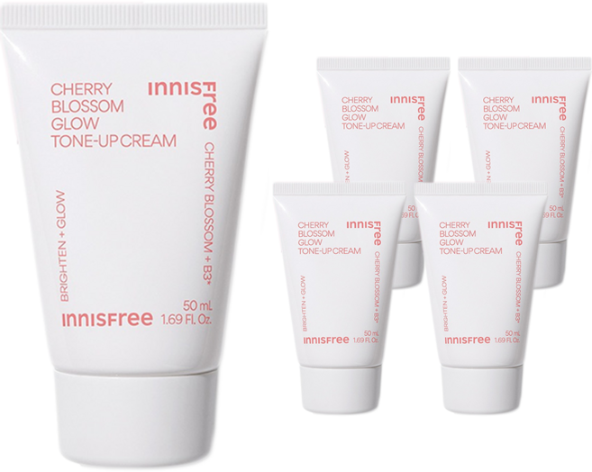 이니스프리 왕벚꽃 글로우 톤업 크림, 50ml, 5개