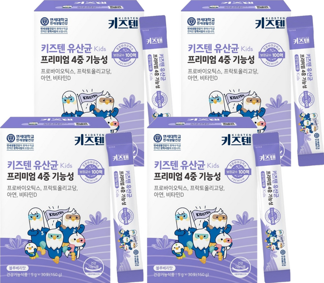 키즈텐 유산균, 150g, 4개