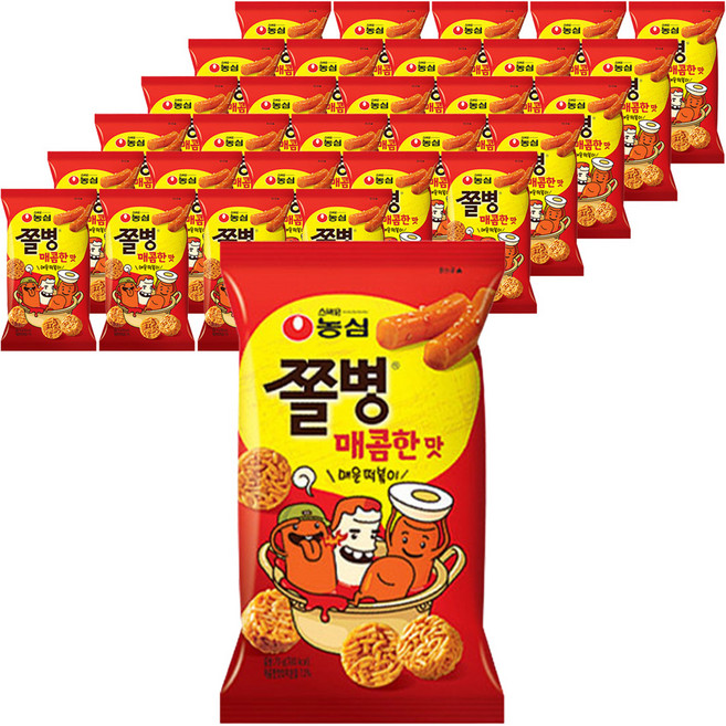 쫄병스낵 매콤한맛, 82g, 30개