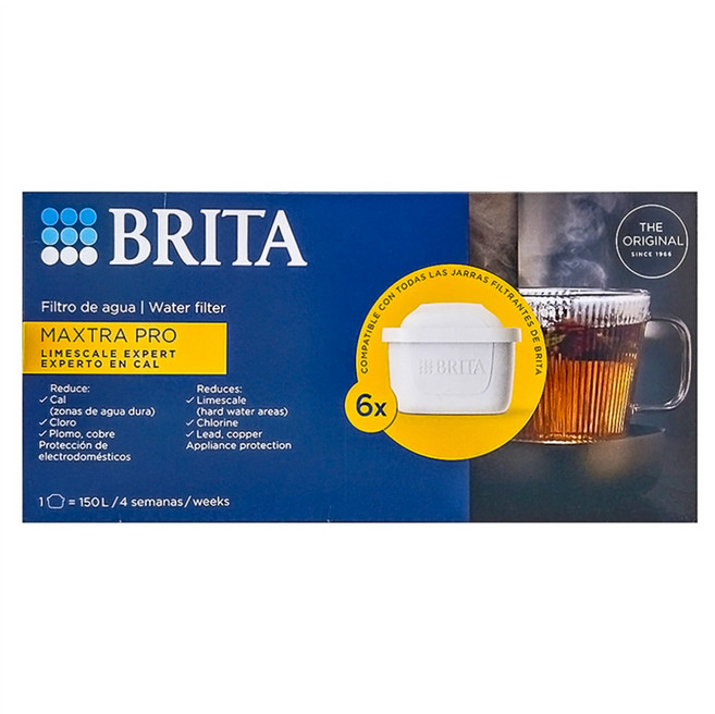 BRITA MAXTRA PRO濾芯 去水垢專家 6個, 白色, 1盒