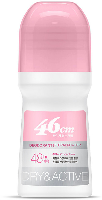 온더바디 46cm 나이아신아마이드 롤온 데오드란트 플로럴 파우더향, 75ml, 1개