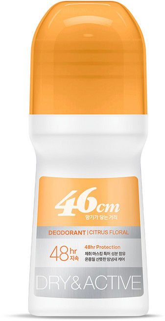 온더바디 46cm 나이아신아마이드 롤온 데오드란트 시트러스 플로럴향, 75ml, 1개