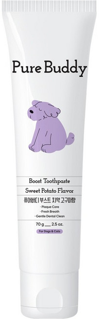 쉬즈곤 반려동물 부스트 치약 고구마향, 70g, 1개입, 1개