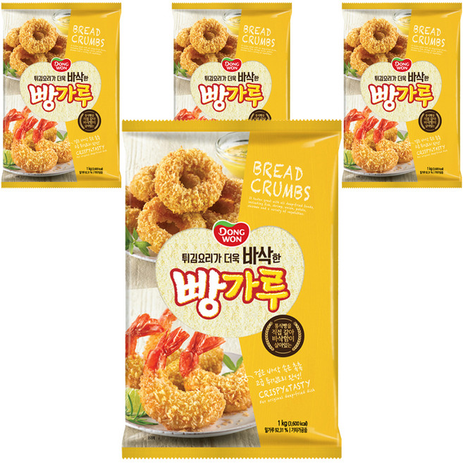 동원 빵가루, 1kg, 4개
