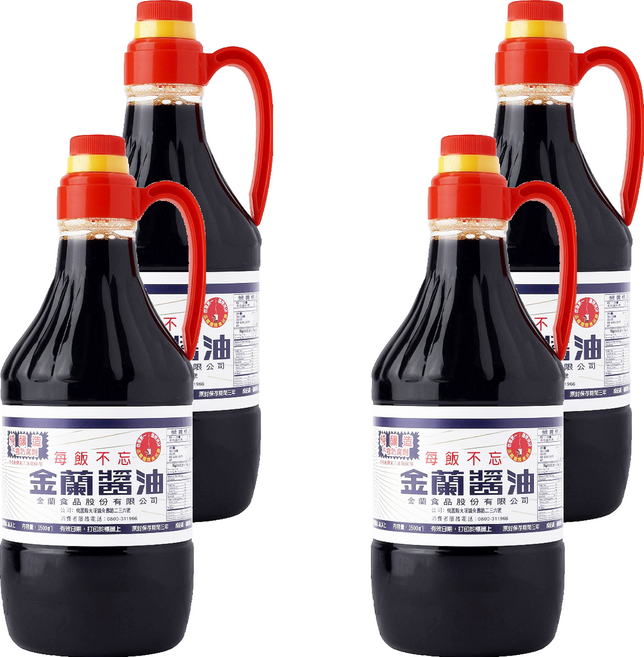 KIMLAN 金蘭 醬油, 1.5L, 4瓶