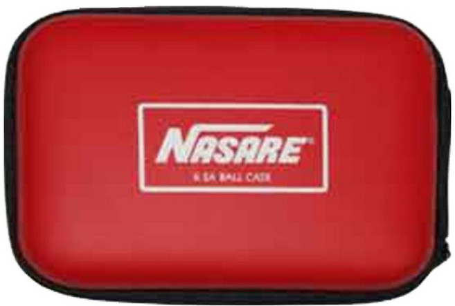 나사레 6개입 탁구 볼케이스, 레드, 1개