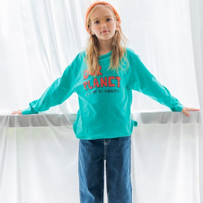 라라아망 여아용 아워 랍빠 티셔츠