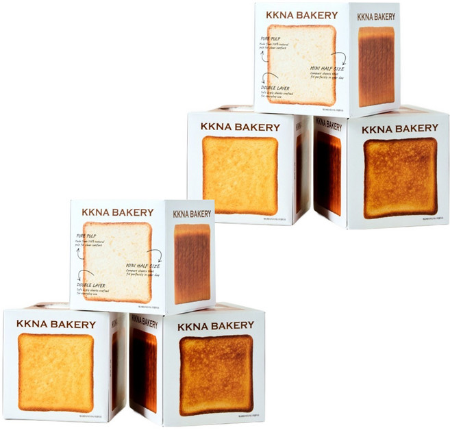 깨끗한나라 깨나베이커리 미니 미용티슈 2겹, 230매, 6개