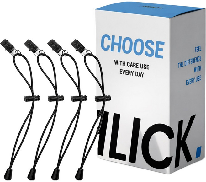 디블릭 바지 밑단 끌림방지 스트랩 집게, 4개