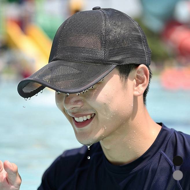 걸핀스 경량 올메쉬 빅사이즈 볼캡 통기성 좋은 등산 워터파크 모자 1565