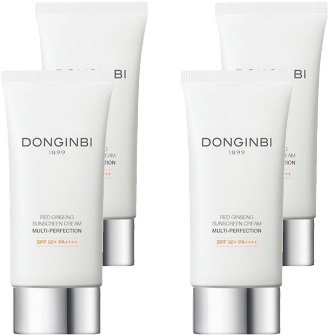 동인비 멀티퍼펙션 선크림 SPF50+ PA++++, 20ml, 4개