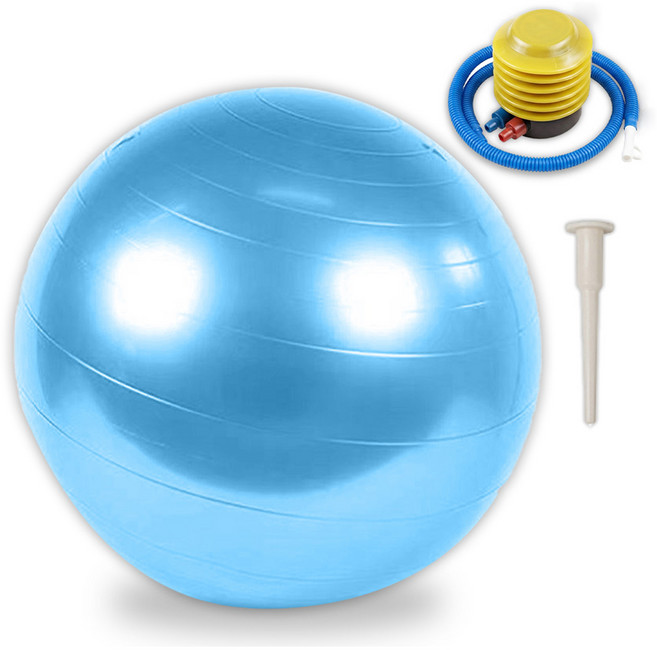 디어모모 홈트 홈짐 필라테스 요가 짐볼, 블루